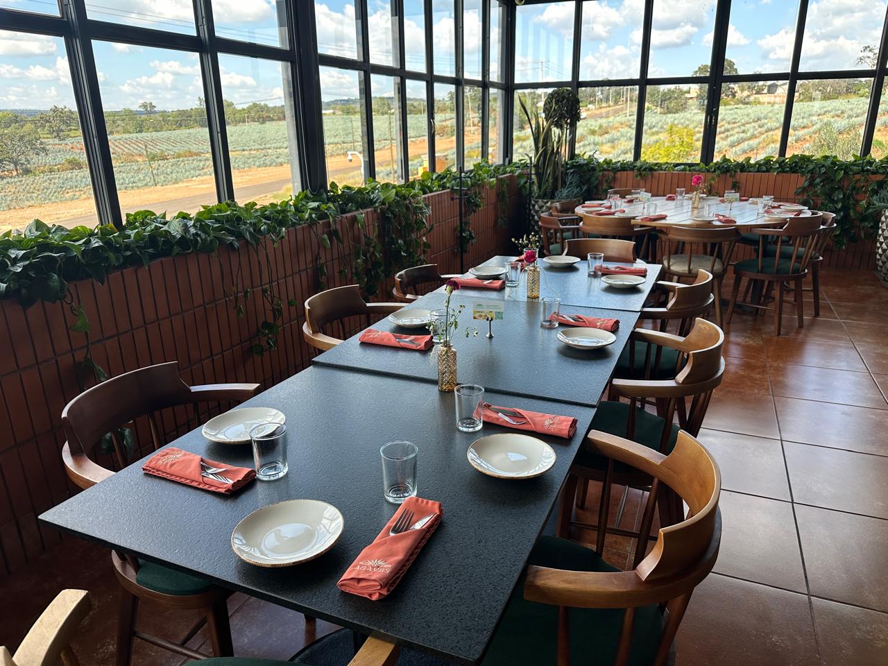 Restaurante Ocho Agaves en Destilería de Tequila Arandas Jalisco Mexico